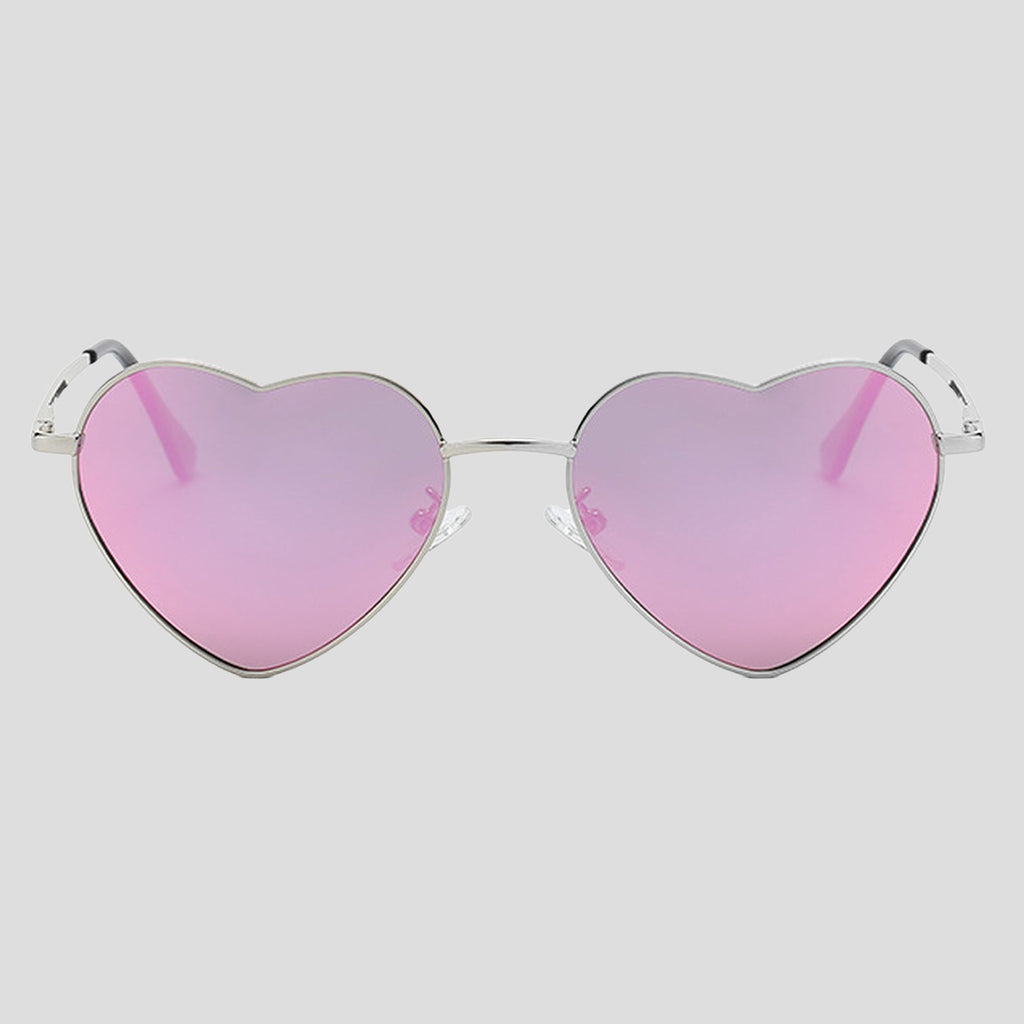 Anna-Kaci Women's Stylish Heart-Shaped Polarized Sunglasses UV400 Protection for Outdoor Activities