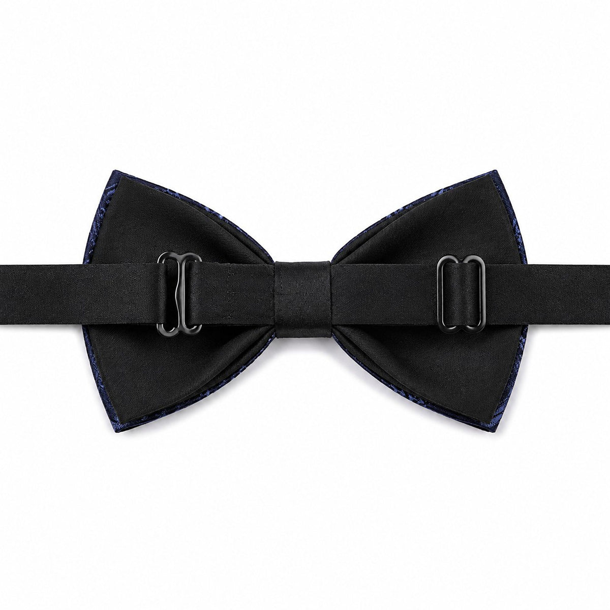 Pre Tied Paisley Bow Tie with Rhinestone Accent for Formal Wear