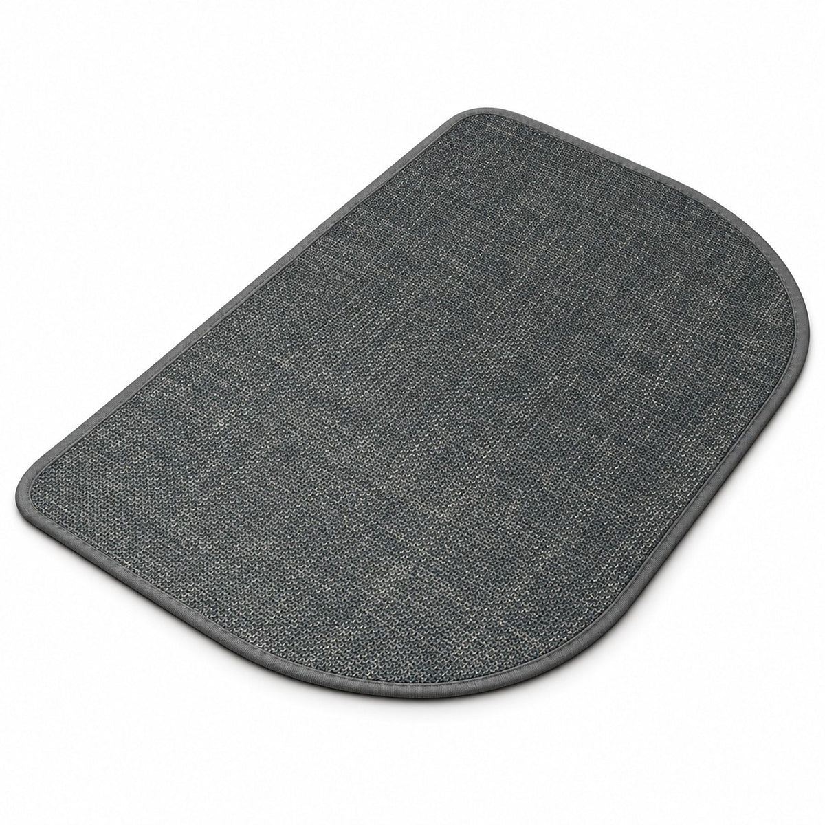 Absorbent Linen Look Bath Mat with Non Slip Backing