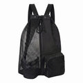 Mesh Swim Backpack with Drawstring Closure and Side Pockets
