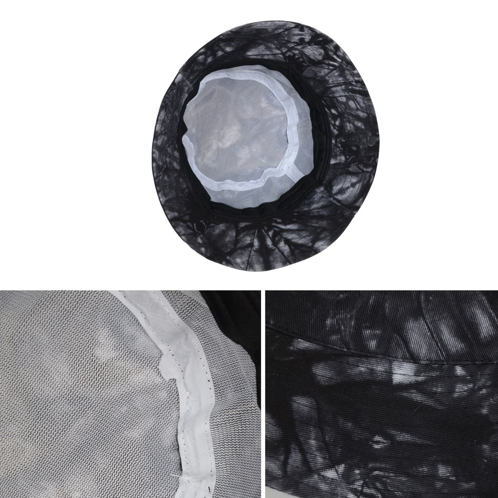 Anna-Kaci Summer Fisherman Hat Outdoor Travel Tie Dye Bucket Hat with Wide Brim Casual Sun Protection