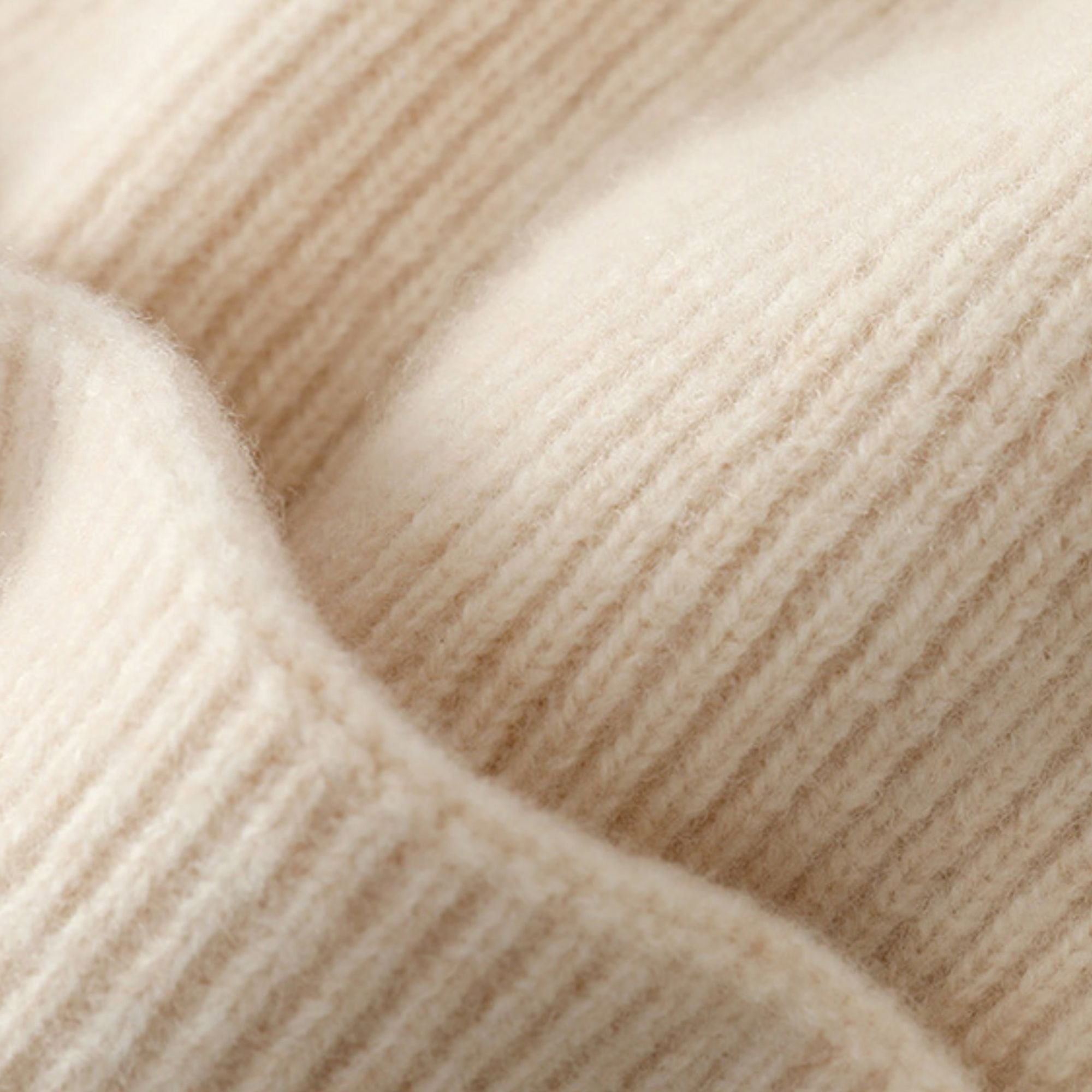 Anna-Kaci Women's Ribbed Wool Knit Beanie Hat with Folded Cuff