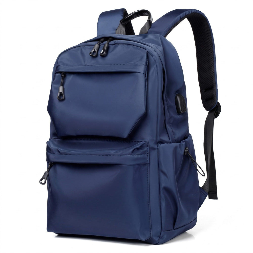 Modern Minimalist Laptop Backpack -  Multi-Pocket Daypack for School, Work, and Travel
