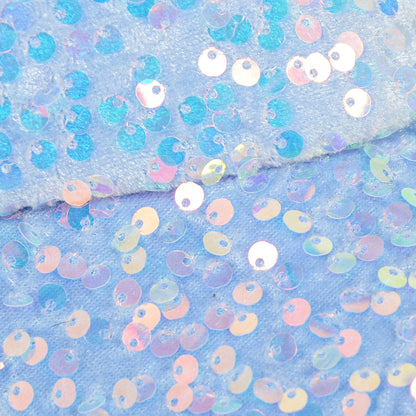 Anna-Kaci Women's Sparkly Sequin Baseball Cap Messy Low Bun Ponycap Velvet Mesh Trucker Hat