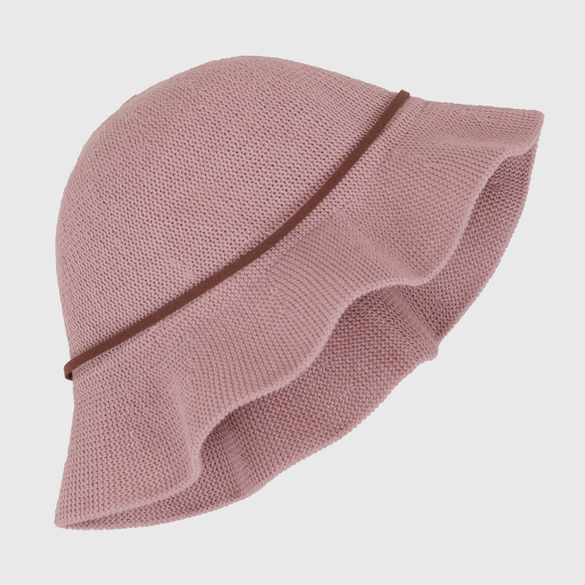 Anna-Kaci Women's Foldable Crocheted Bucket Hat with Bow Accent