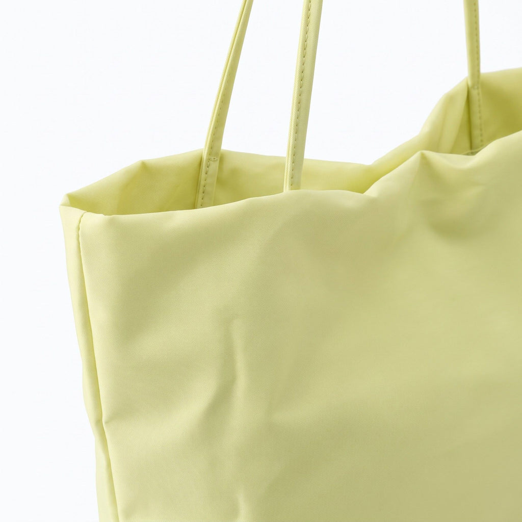 Oversized Lightweight Tote Bag with Long Shoulder Straps and Soft Slouchy Shape 12x9x6in
