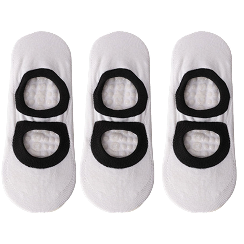 Anna-Kaci 3-Pair Anti-Slip Ballet Grip Socks with Elastic Strap for Yoga, Pilates, and Barre