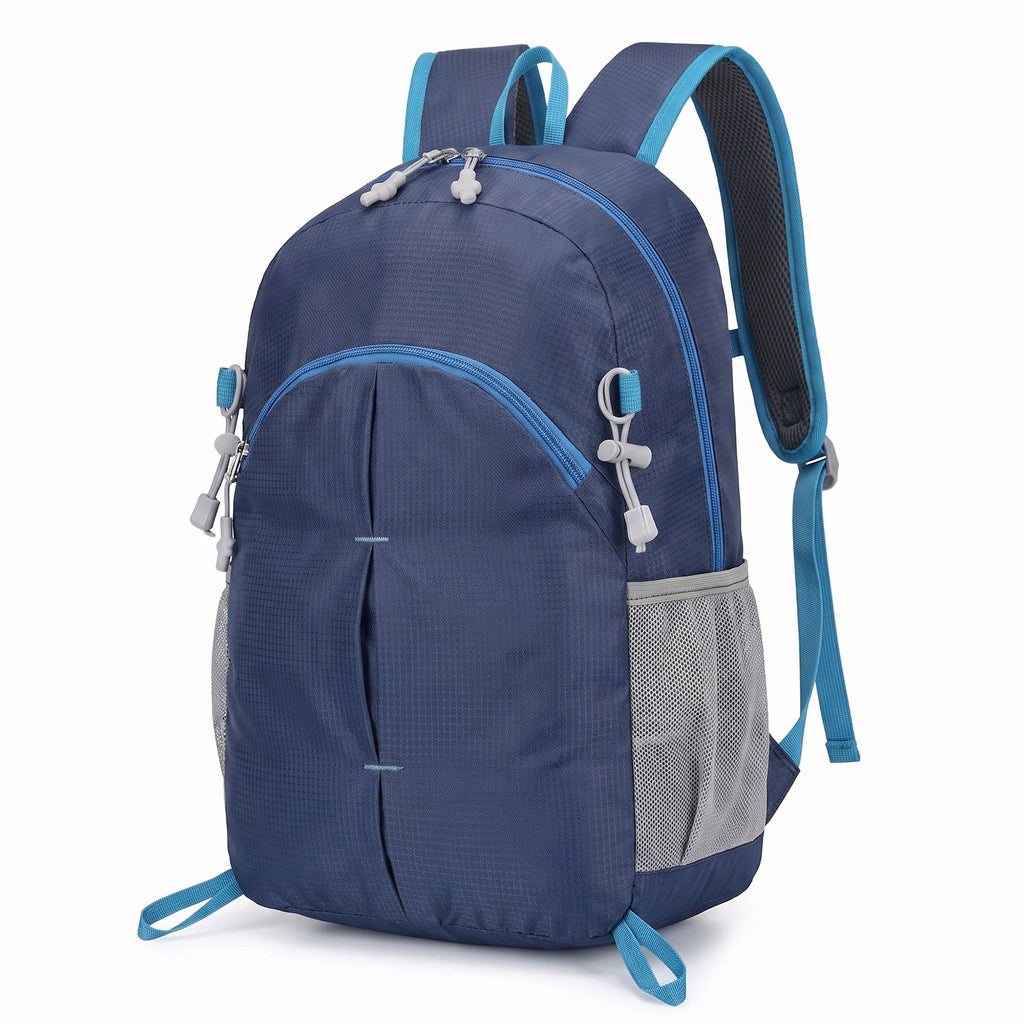 Lightweight Hiking Backpack with Multiple Zip Compartments and Adjustable Padded Straps