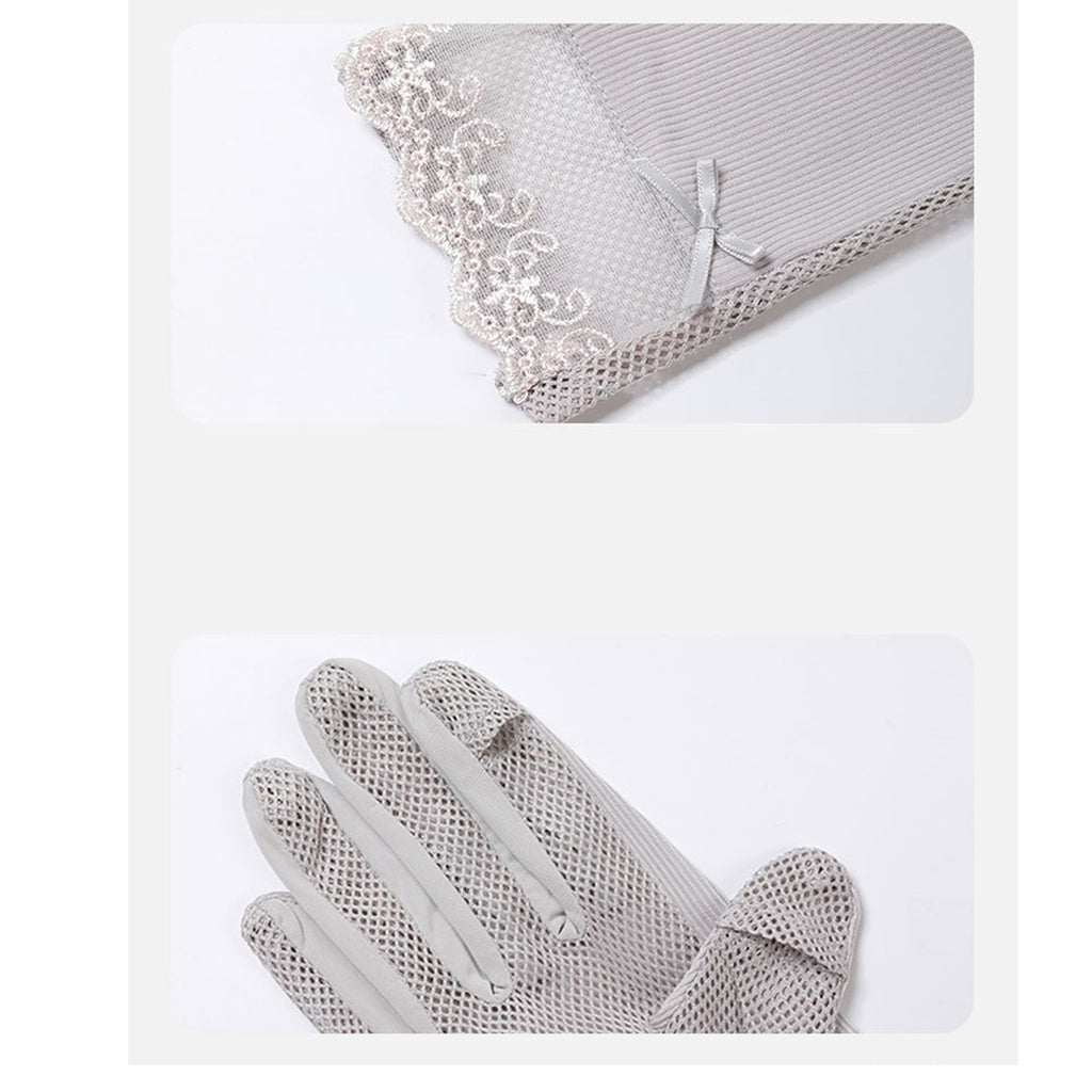 Convertible Fingerless Sun Protection Cycling Gloves