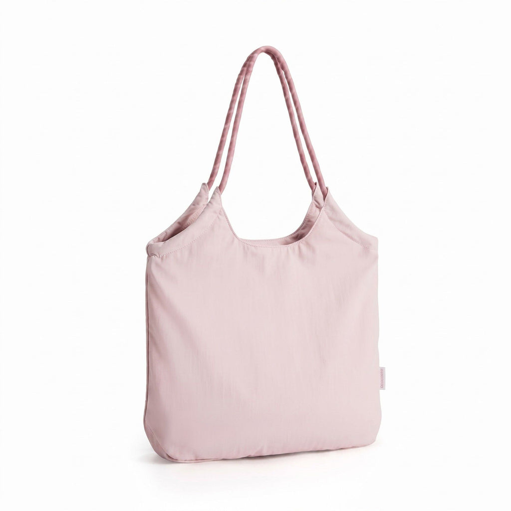Soft Lightweight Shoulder Tote Bag with Double Rope Shoulder Straps and Roomy Open-Top Design 16.1x13x3.5in