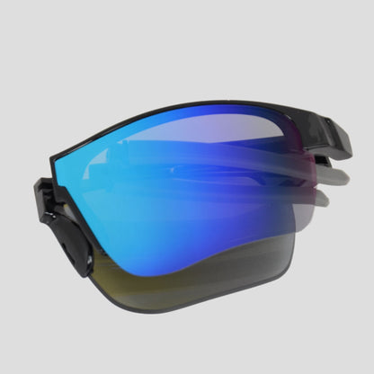 Anna-Kaci Active Women's Foldable Color-Changing UV-Protect Outdoor Sports Running Sunglasses