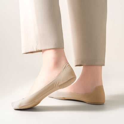 Anna-Kaci Women's Non-slip No Show Socks Soft Solid Bottom for Casual 6Pk