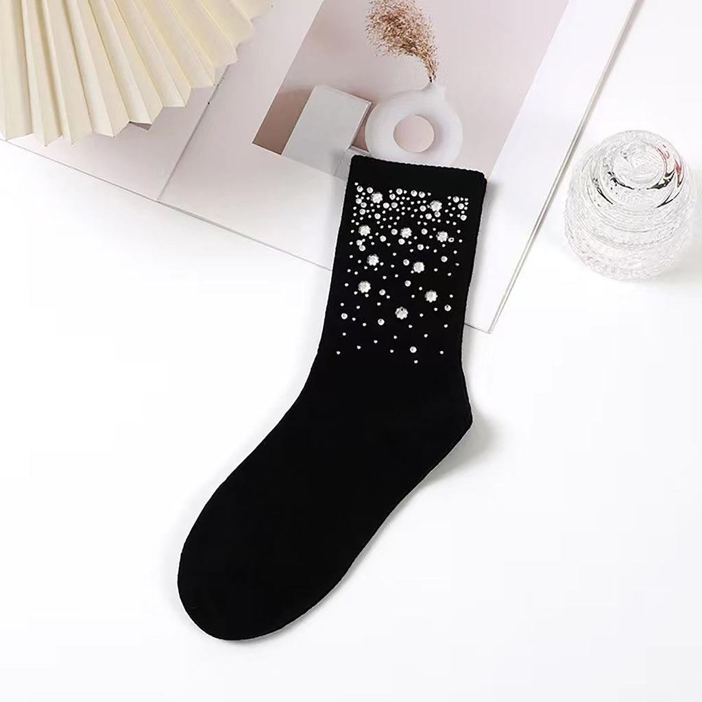 Anna-Kaci Women's 6pk Dot Ankle Socks - Sparkly Accent Dress Socks for Parties & Stylish Daily Wear