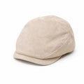 Faux Suede Newsboy Cap Short Brim Vintage Baker Boy Hat