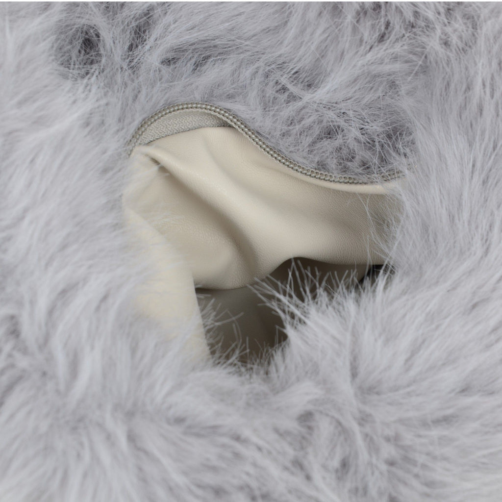 Anna-Kaci Women's Cute Plush Fur Handbag with Soft Texture