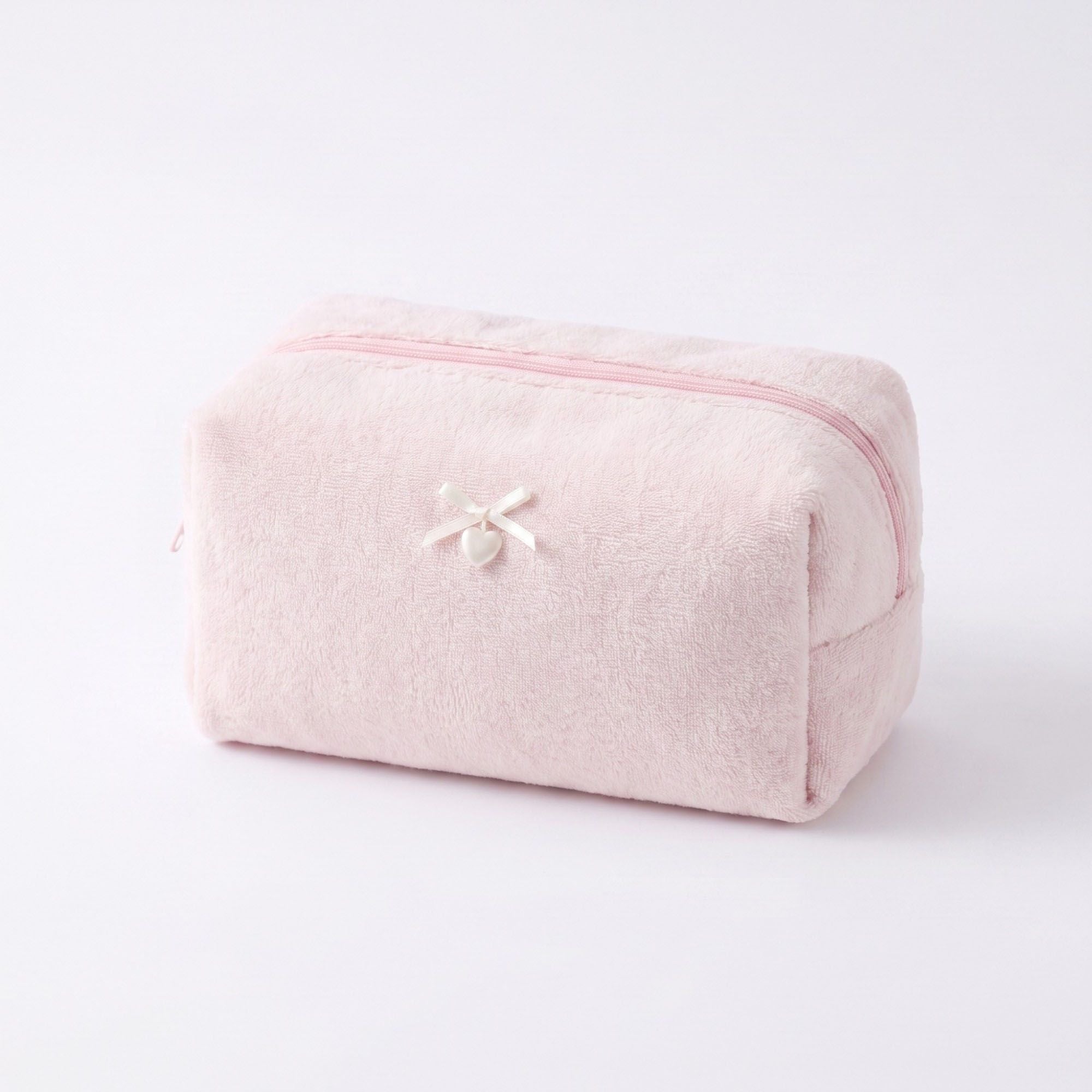 Neceser de Maquillaje Suave con Textura y Cremallera para Mujer