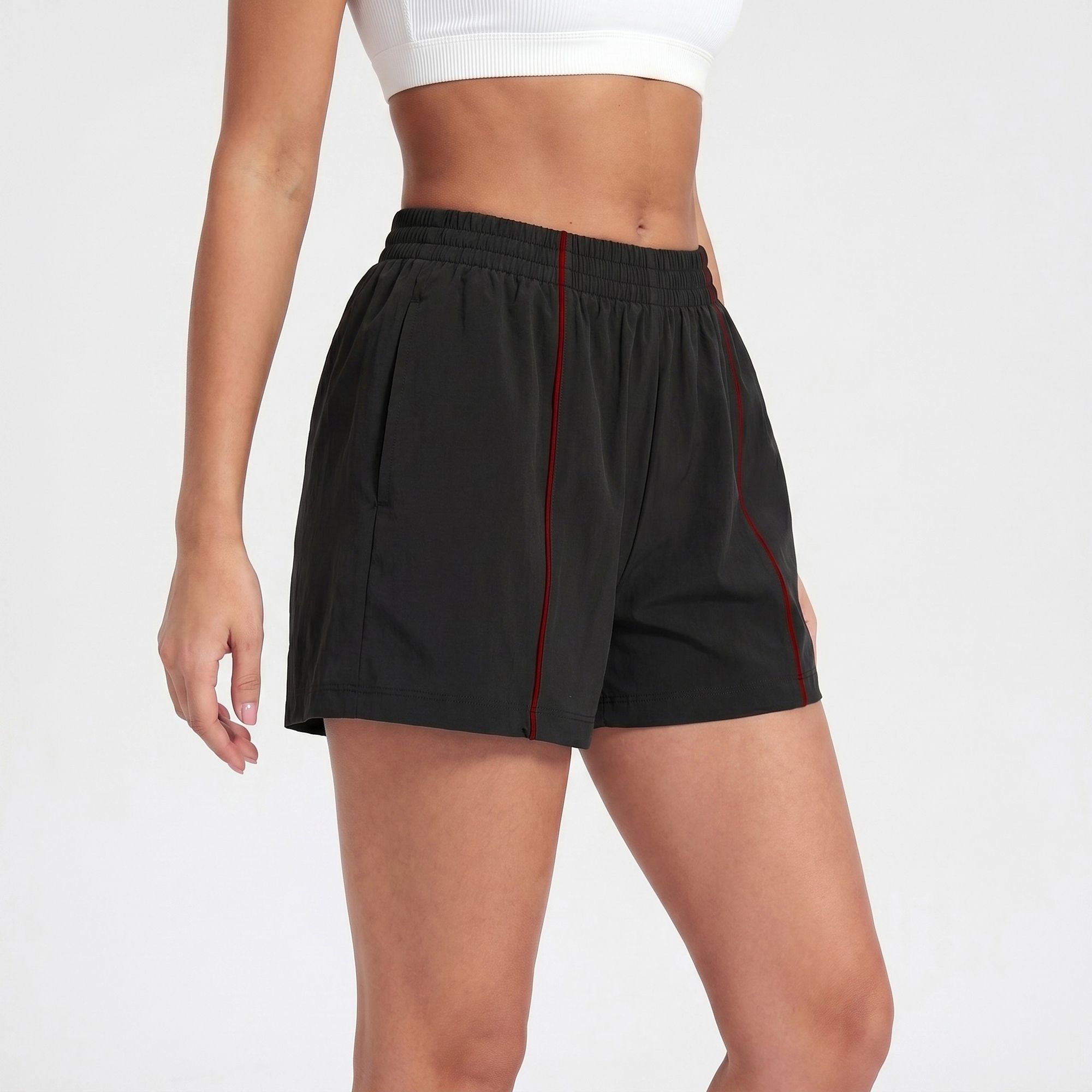 High Waisted Running Shorts with Pockets Lightweight Athletic Shorts
