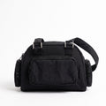 Multi-Pocket Shoulder Bag with Top Zipper and Front and Side Compartments 10x6.5x3.5in