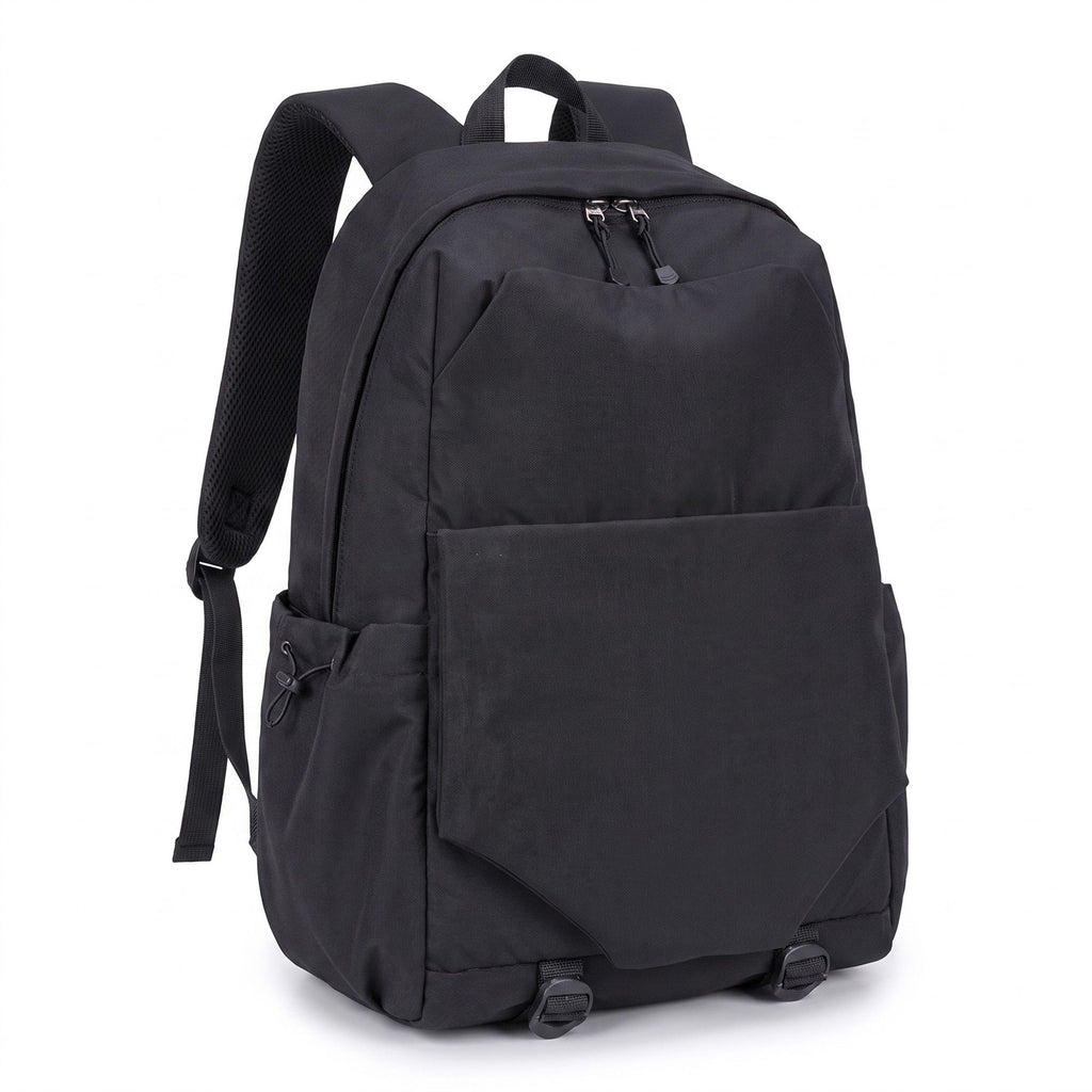 Large Casual Backpack with Multiple Pockets Adjustable Straps and Buckle Details