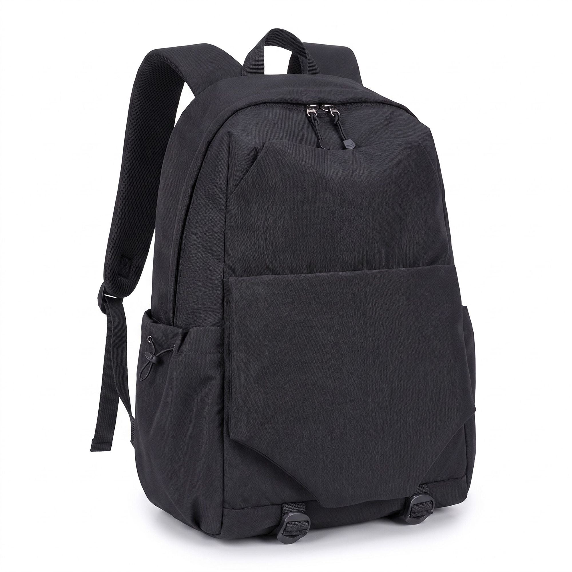 Large Casual Backpack with Multiple Pockets Adjustable Straps and Buckle Details