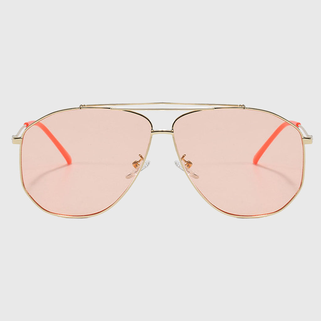Anna-Kaci Women's Retro Aviator Sunglasses Gold Frame