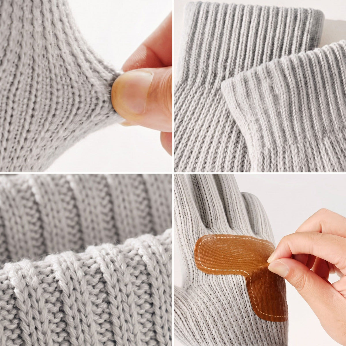 3 Piece Pom Beanie Scarf and Touchscreen Gloves Winter Set
