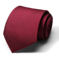 Men's Subtle Ribbed Texture Solid Tie Classic Necktie 57 Inch Length 3.1 Inch Width Formal Business Accessory