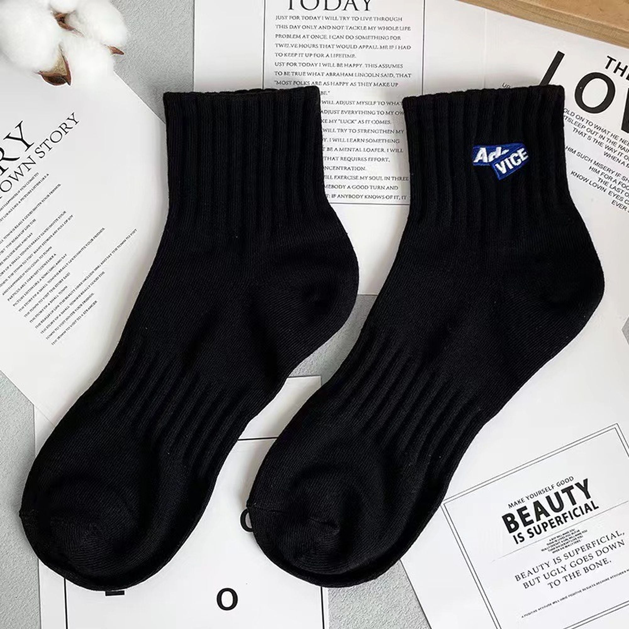 Anna-Kaci 6pk Men's Sports Ankle Socks