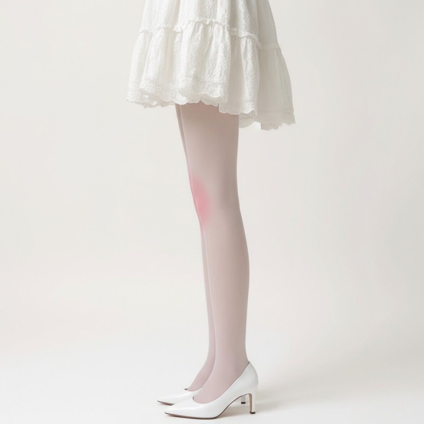 Anna-Kaci 2pcs Women's Sheer Gradient Tights with Soft Blush Tone and Smooth Stretch Fit