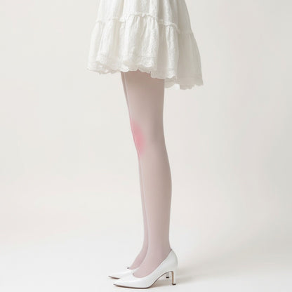 Anna-Kaci 2pcs Women's Sheer Gradient Tights with Soft Blush Tone and Smooth Stretch Fit