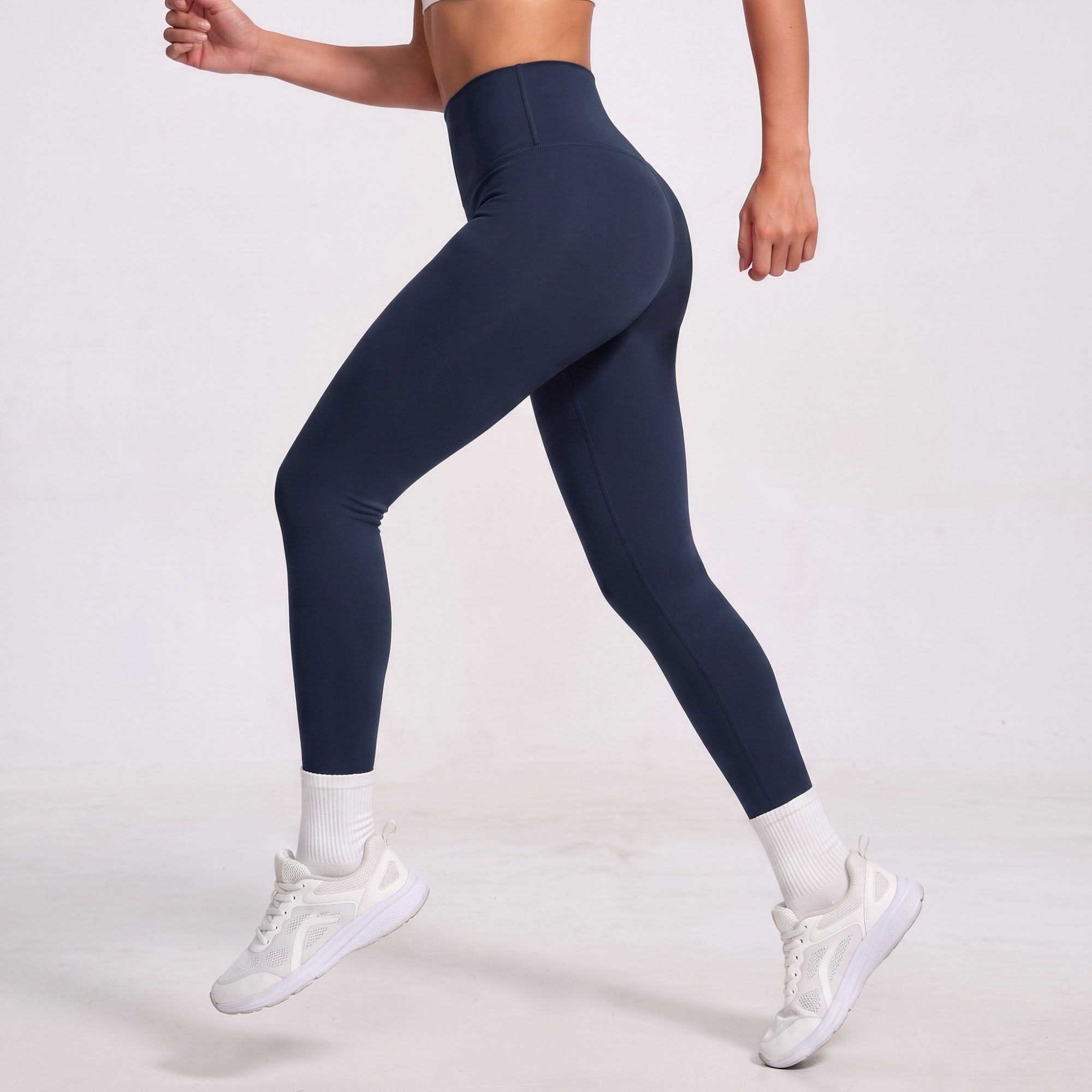 High Waist Full Length Workout Leggings Stretch Yoga Pants