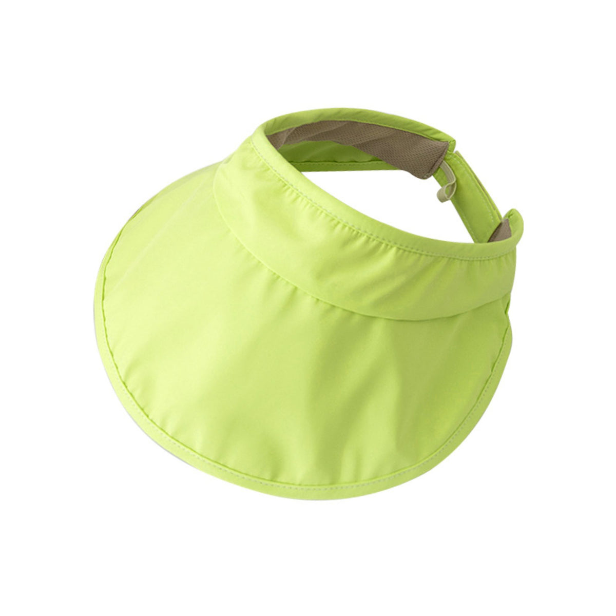 Blue women's visor with solid, weekend outings and relaxed resort looks