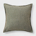 Houndstooth Woven Decorative Throw Pillow Cover Textured Square Cushion Cover with Hidden Zipper
