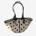 Linen Tote Bag Magnetic Snap Closure for Everyday Use