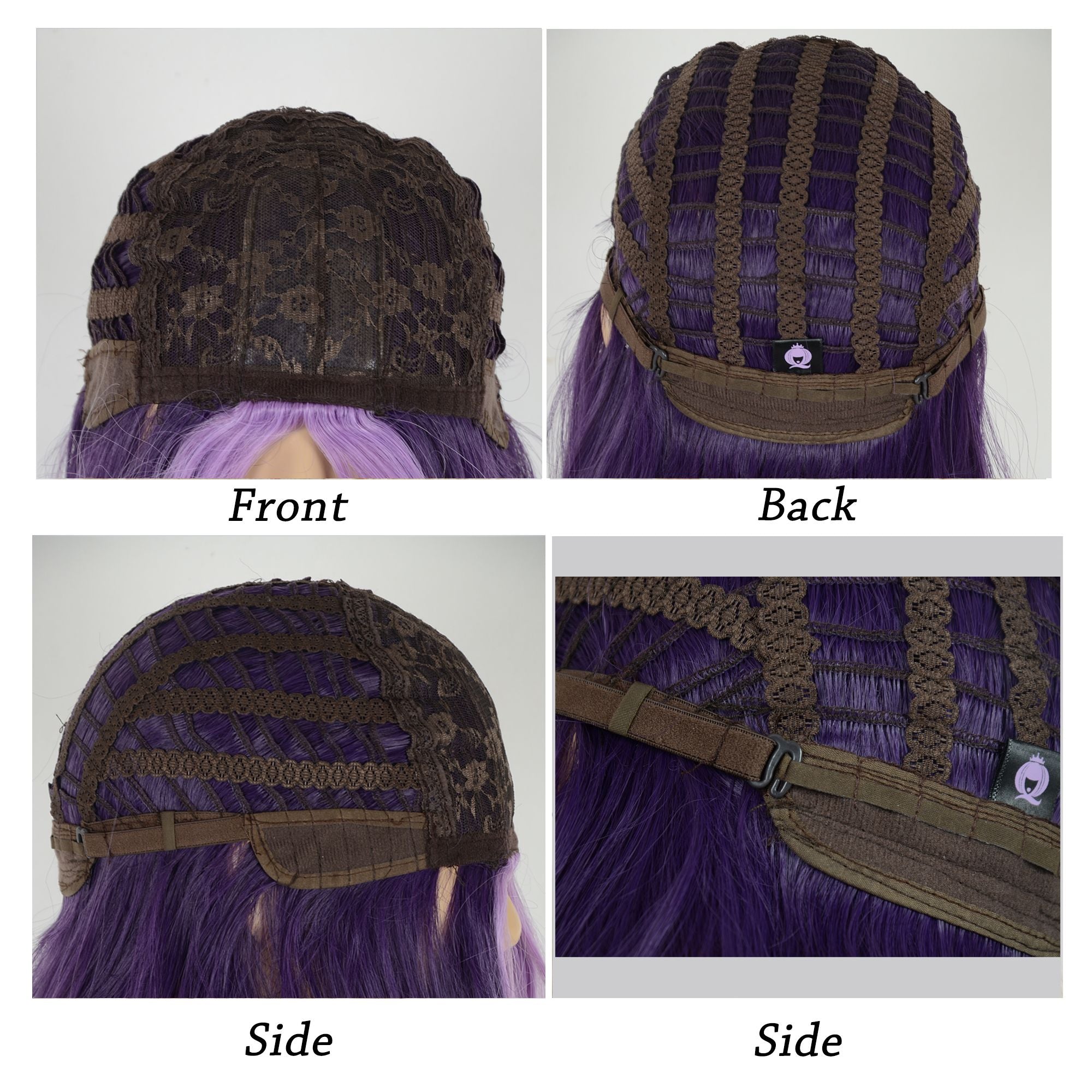 Long Wavy Wigs 27 Inch Middle Part Curly Wig for Daily Party Use