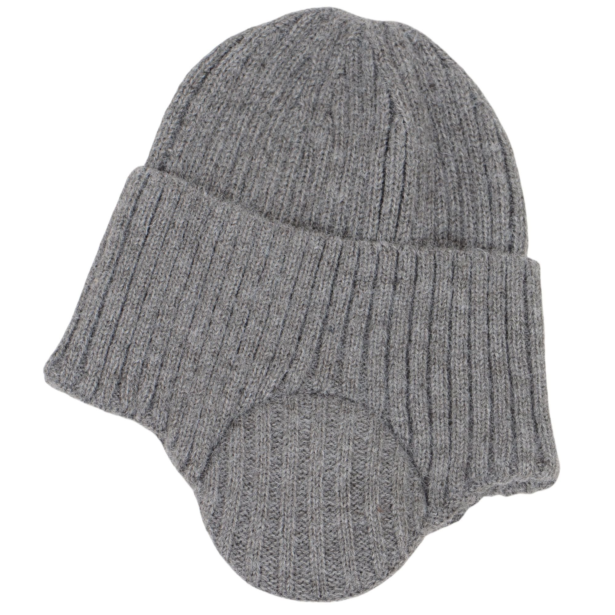 Alilang Warm Winter Knitted Beanie Hat with Earflap Daily Headwear Ski Mask for Men Women