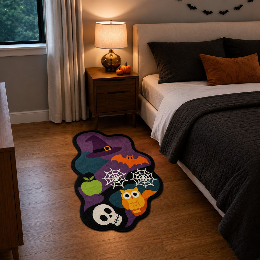 Halloween Shaped Long Accent Rug Nonslip Floor Mat 15.7 x 47.2 Inches