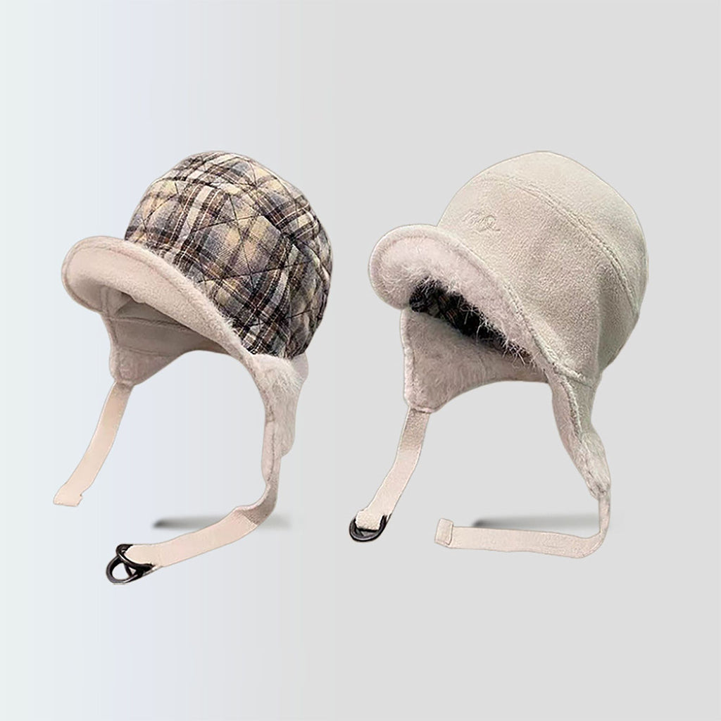 Anna-Kaci Women's Trapper Hat - Warm Fleece-Lined Winter Hat with Chin Strap