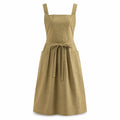 Water Resistant Cross Back Apron with Pockets and Waist Tie