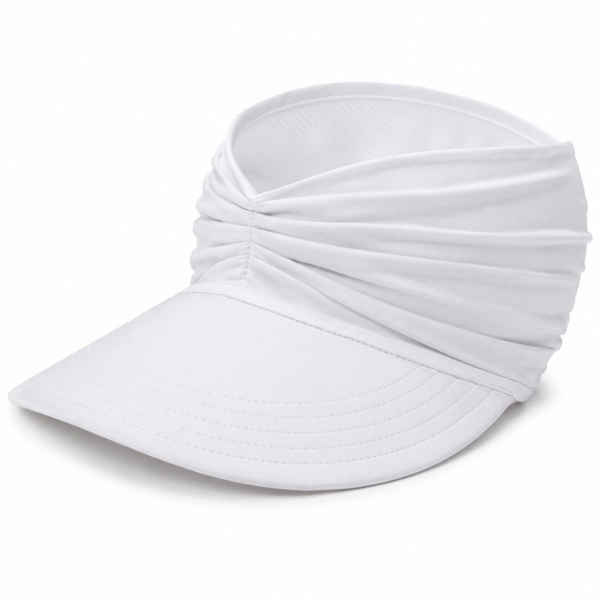 Pleated Visor - Lightweight Sport Sun Hat for Beach and Tennis