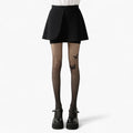 Anna-Kaci Women's Sheer Butterfly Print Tights with Subtle Sparkle Star Accents and Stretch Fit