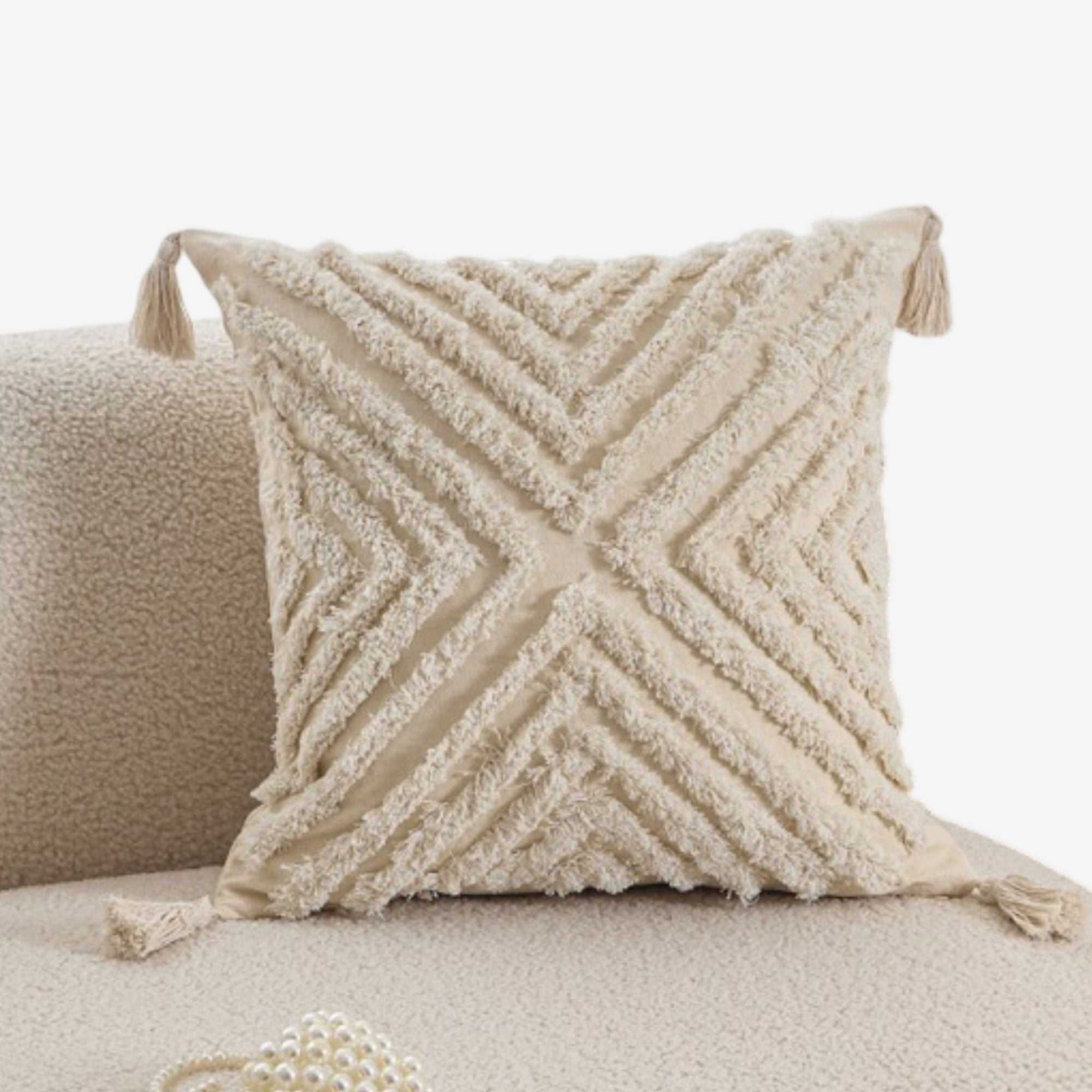17.7*17.7in Decorative Pillow Cotton Canvas Fabric