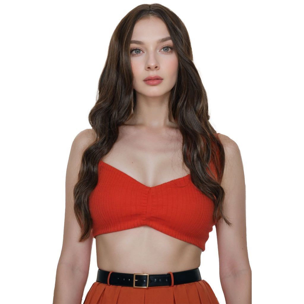 Long Wavy Wig for Women with Lace Hairline Heat Resistant Synthetic Wig for Daily and Party Use