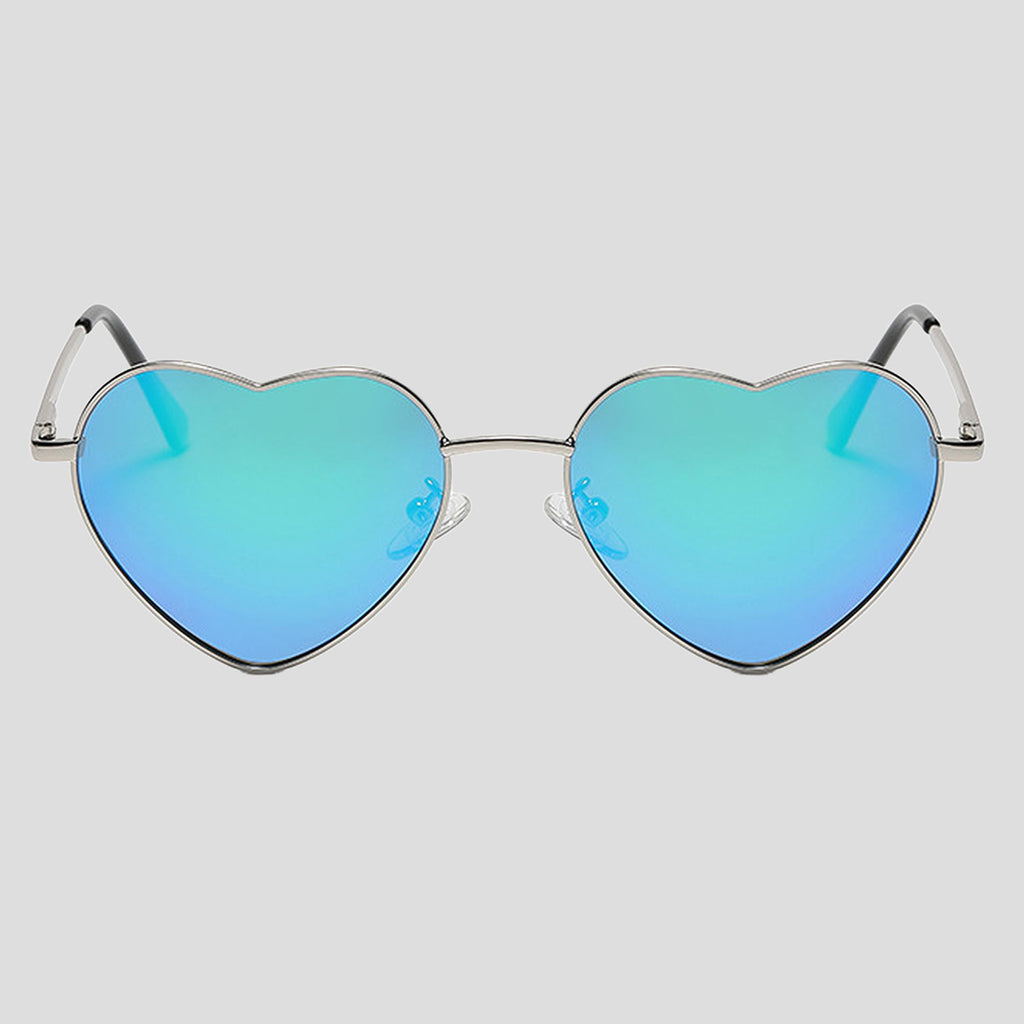 Anna-Kaci Women's Stylish Heart-Shaped Polarized Sunglasses UV400 Protection for Outdoor Activities