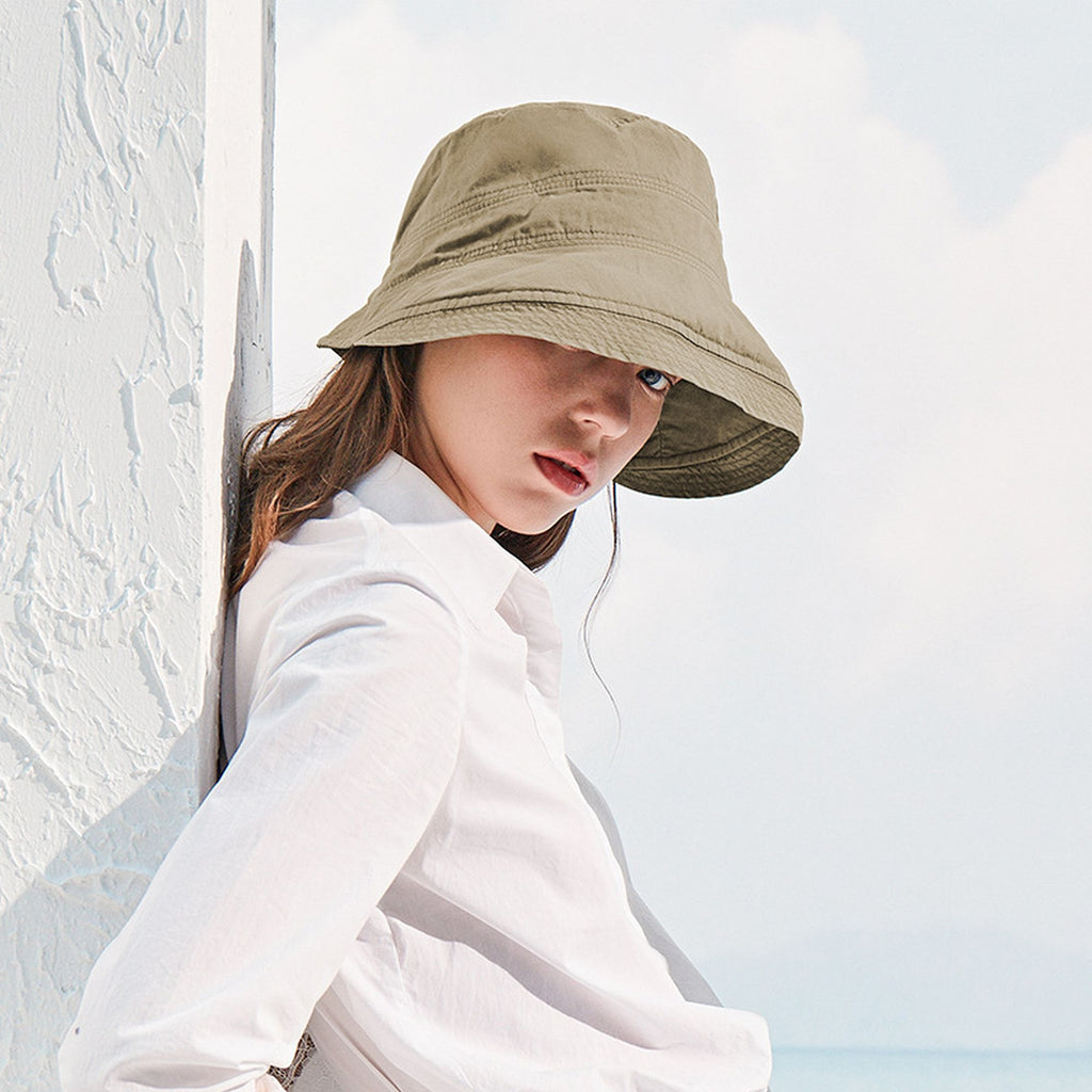 Anna-Kaci Women's Foldable Wide - Brim Bucket Sun Hat