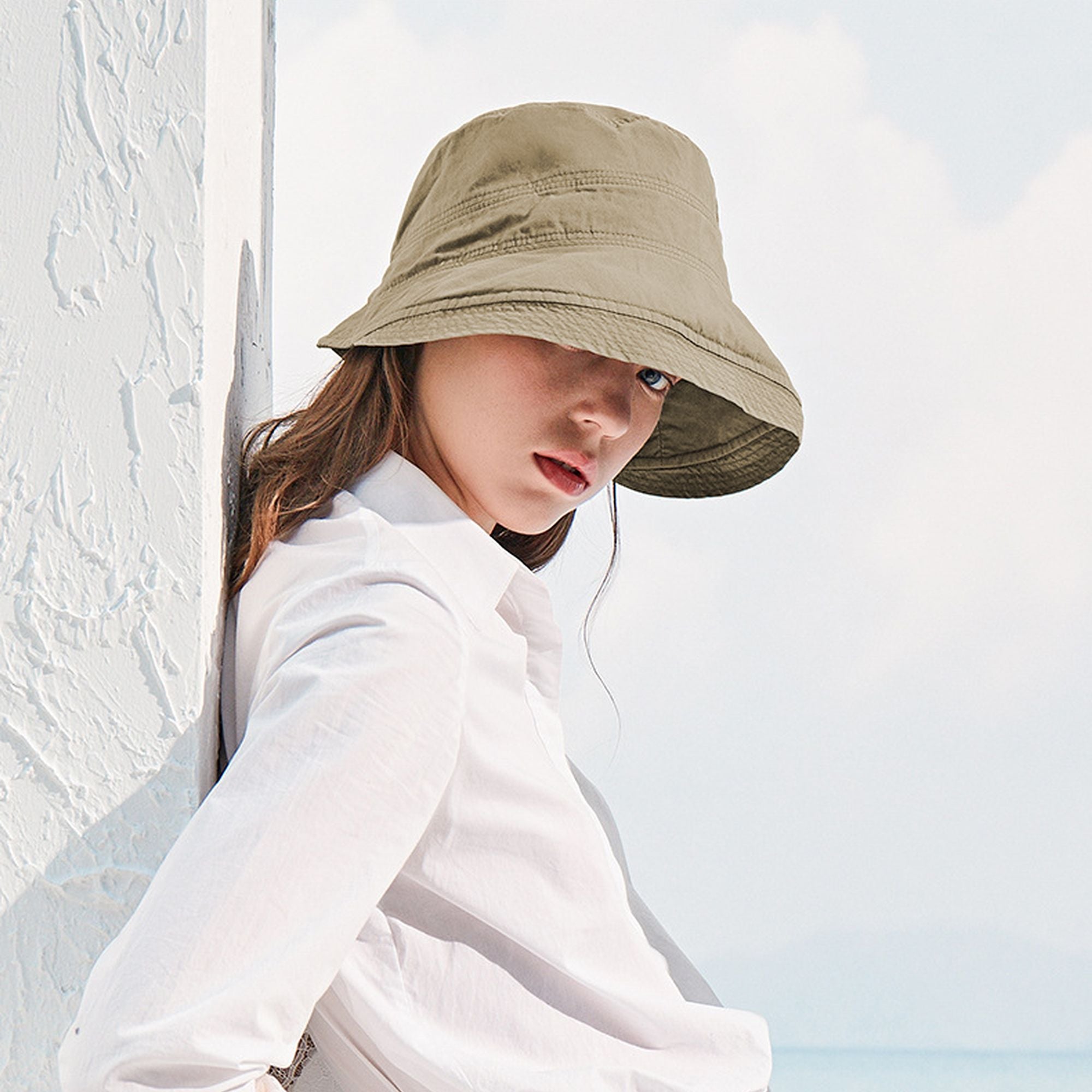 Anna-Kaci Women's Foldable Wide - Brim Bucket Sun Hat