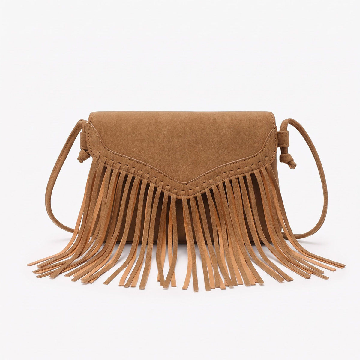 Fringe Envelope Crossbody Bag