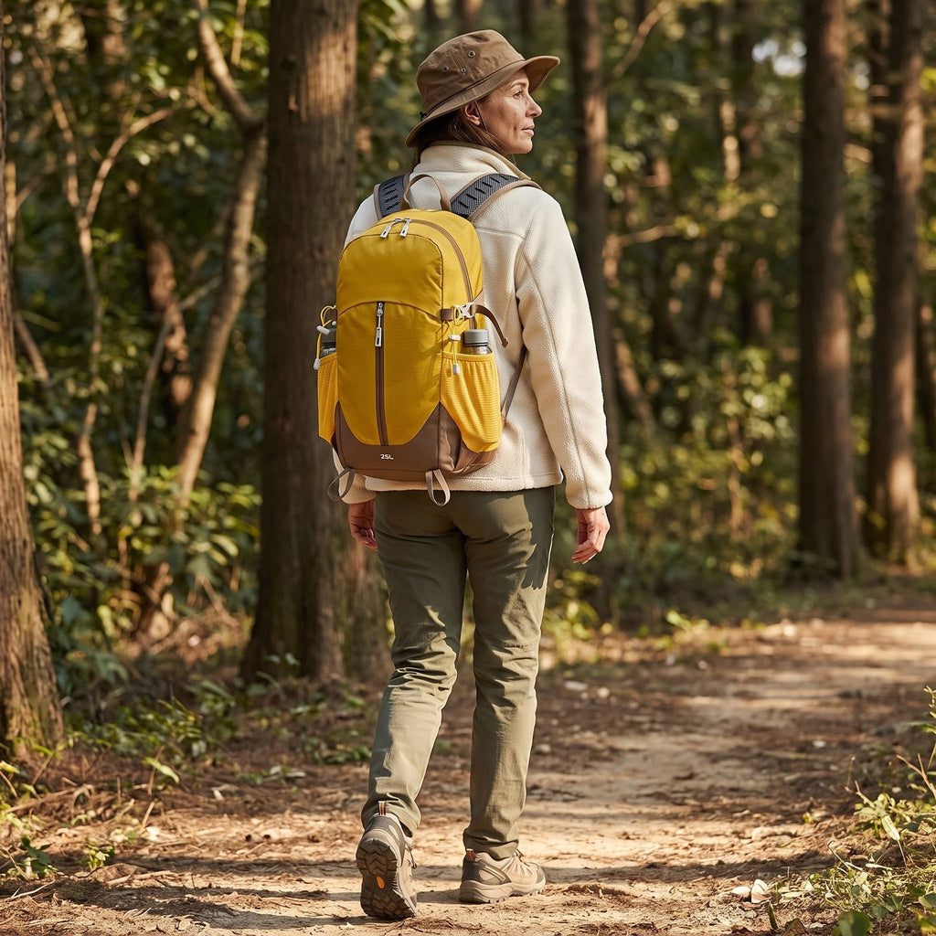 Lightweight Travel Backpack with Side Pockets Adjustable Straps Multi Pocket Design