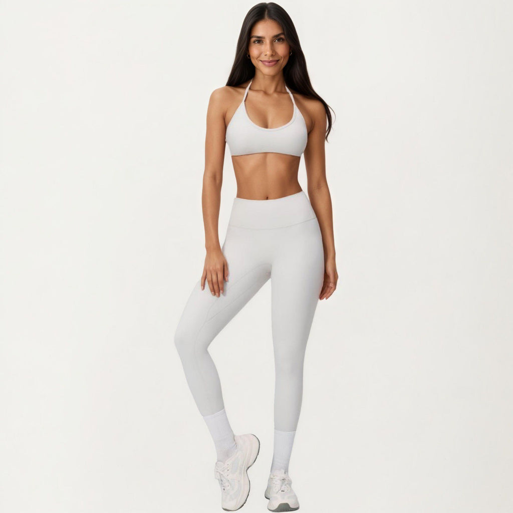 Anna-Kaci Active Women's High Waist Leggings with Smooth Stretch Fabric and Curved Seam Detail