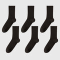 Anna-Kaci 6pk Men's Crew Socks with Non - Slip Sole